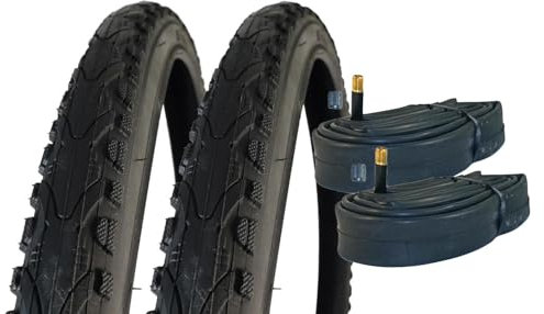 2X Fahrradreifen Kenda Khan K935 26 Zoll 26x1.75 (47-559) Drahtreifen Fahrradmantel MTB + Schlauch