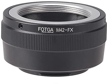 Hersmay M42-FX Objektivadapter 42mm Schraube auf Fuji FX Mount für Fujifilm X-H1 X-E3 X-T10 X-T1 X-T2 X-T20 X-T30 X-T40 X-Pro1 X-Pro2 X-M1 X-A1 X-A2 X-A3 X-A5 X-A10 X-A20 X-E1 X-E2 X-E2S Kamera