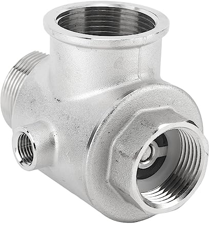 DN32 5-Wege-Rückschlagventil, 5-Wege-Rückschlagventil, Rohrverschraubungen, Rückflussverhinderer aus Aluminiumlegierung, DN32 Innengewinde, Federgewindeverhinderer