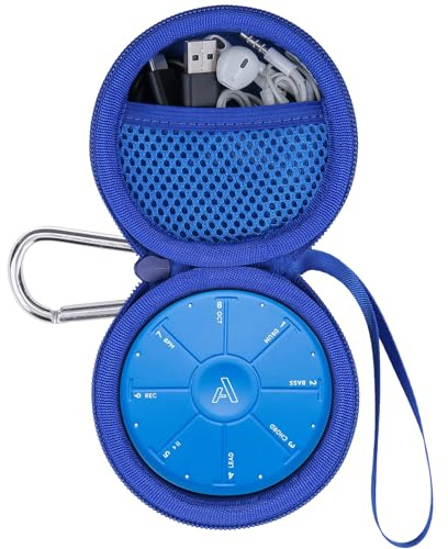 Aenllosi Hart Tasche Kompatibel mit Artiphon Orba 2, Hülle für Artiphon Sampler Looper MIDI-Controller Lagerung Koffer, Blau (Nur Tasche)