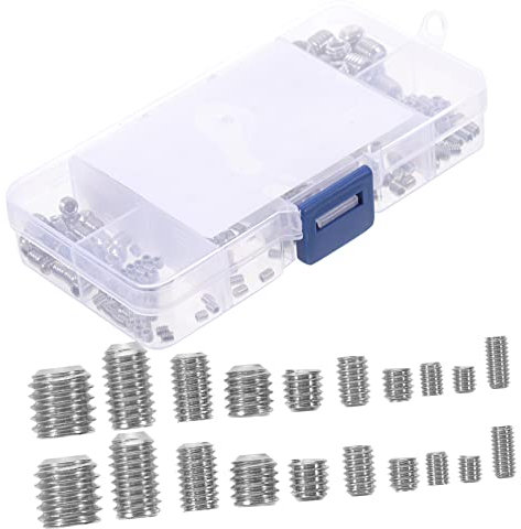 OFFSCH Stainless Steel Grub Screws Set Metric Screw Assortment Kit for Home Repair