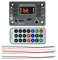 Paociuro Interfaccia Microfono Bluetooth Scheda di Decodifica Mp3 Scheda Amplificatore 2X25W Modulo Bluetooth Sostituzione Audio per Auto
