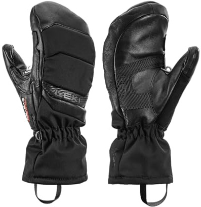 LEKI Women's Griffin 3D Mittens Warm Water-Resistant Gloves for Skiing, Snowboarding, & Cold Weather