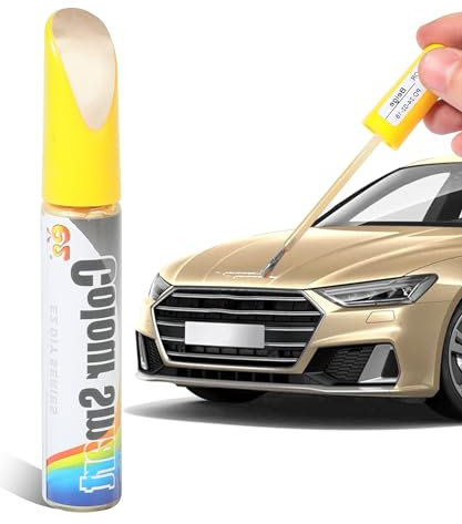 Flaconi Pennarello Ritocco Auto,Attrezzi per Auto,Penna di Finitura Generica per la Riparazione dei Graffi Dell'auto,Pennarelli Per Pneumatici per Autos,Adatto per la Maggior Parte Delle SUV(Oro)