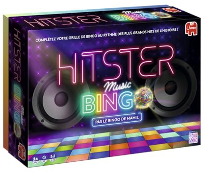 Hitster - Bingo – Jeu de Société Musical - 2-10 Joueurs - 16 Ans +