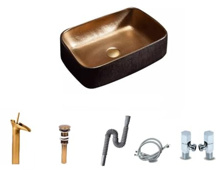 Lavandino da Bagno a Incasso Semplice Piccolo Appartamento for la casa sopra Il lavabo da appoggio lavabo Nordico for Balcone lavabo lavabo Bagno lavabo Singolo Lavandini da Bagno(B)