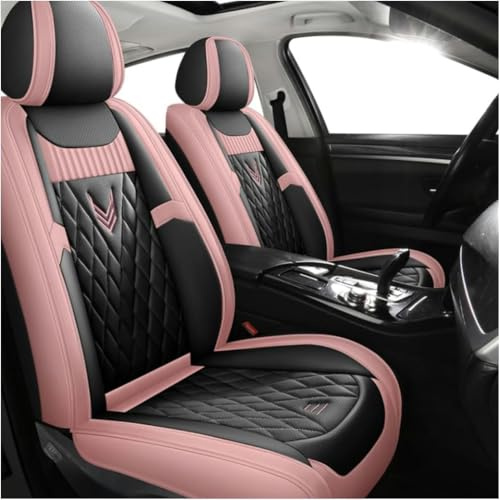 IXITAB Sitzbezüge Auto Autositzbezüge Universal Set für Audi a1 a1 s-Line a1 sportback a1 s a2 a3 s-Line a3 8p 8v a3 Auto Zubehör,Rosa