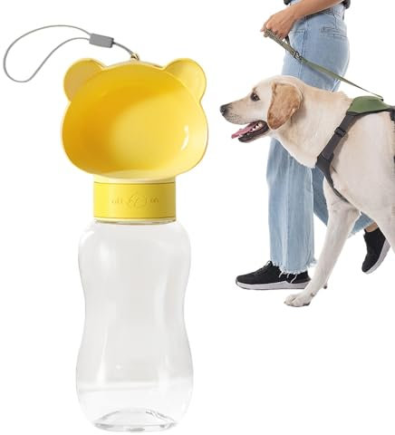 Vaso para perros | Alimentador de agua para cachorros | Botella de agua para cachorros | Botella de agua portátil para perros | Dispensador de agua para mascotas al aire libre | Dispensador de agua