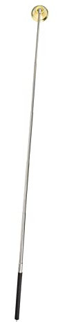 HOLIDYOYO 6-level Telescopic Bell-shaped Candle Fire Extinguisher Gold Extensible Candle Wick Bell Snuffer for Home Use Convenient Buddhist Butter Lamp Accessory