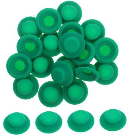 Gatuida 24 Joints en Silicone Verts pour Bouteilles, 24 Pièces, Conception Étanche Anti-fuite, Compatibles Bouteilles D'enzymes Bière