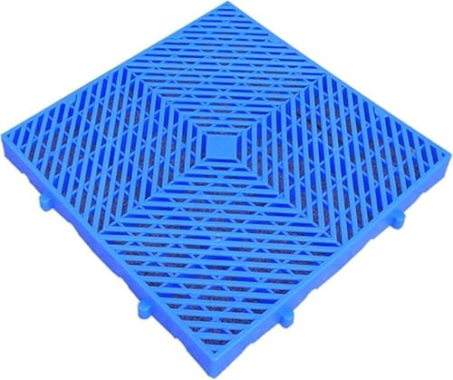 Confezione da 5 vassoi resistenti all'umidità, per uso interno/esterno, facili da impilare, resistenti all'usura, perfetti per magazzini e giardini (blu)