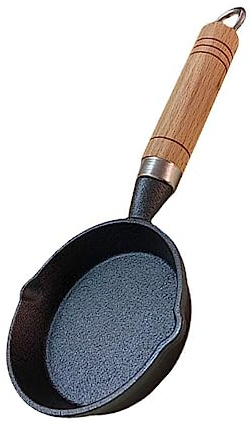 WEKADRIN Sartén Para Cocinar Hierro Fundido 10 Cm Mini Sartén Resistente Uso Doméstico Picnic Camping Molde Para Panqueques