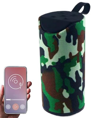 Altoparlanti wireless – Altoparlante intelligente con manico per musica portatile, lunga durata della batteria con suono potente, altoparlante per campeggio, viaggi, feste adolescenti, casa, studio