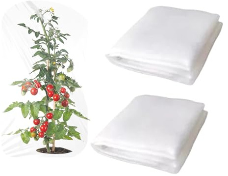 Netz für Obstbäume – 2 Stück Absperrung mit Kordelzug und Reißverschluss, Schutz von hoher Dichte | für Garten, Zaun, Spalier, Außenbereich, Terrasse, Gewächshaus