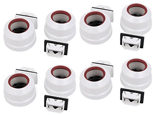 sourcing map 8Stk. T8/T12 Leuchtstoff Lampen Halter G13 Basis Einzelkopf Grabstein Lampenfassung AC 500V 2A für LED Leuchtstoffröhre