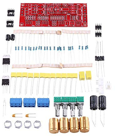 HiFi Preamp NE5532 Pre-Amplifier Volume Tone Control Board Kits AC 12V OP-AMP HiFi Amplifier (DIY Kits)