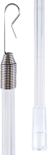 TENDEEVOLUTION Asta Tiratenda in Plexiglas disponibile da 100 o 125 cm. Bastone Tiratenda Resistente, Apritenda Rigido, Accessori per Tende da Interno (100 CM PLEXIGLAS)