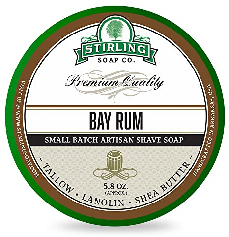 Stirling Sapone da barba Bay Rum 170ml
