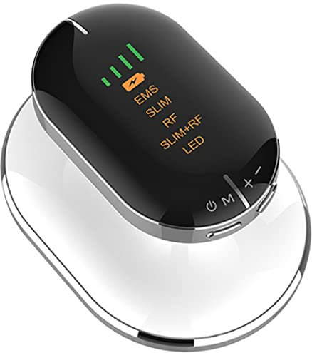 ZXCVB RF Radio Frequency Body Slimming Massager, EMS Fat Burning Machine, Galvanic Infrared Therapy, Beauty Slimming Weight Loss Device,White