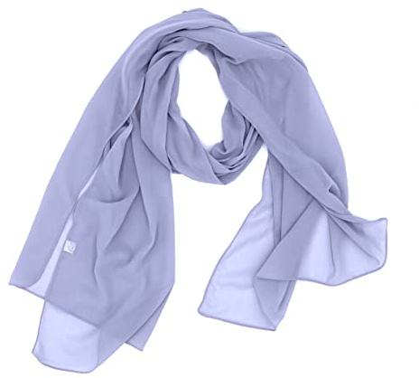 FASHION YOU WANT Damen Schal Stola Halstuch Tuch Seidentuch aus Chiffon für Frühling Sommer Ganzjährig