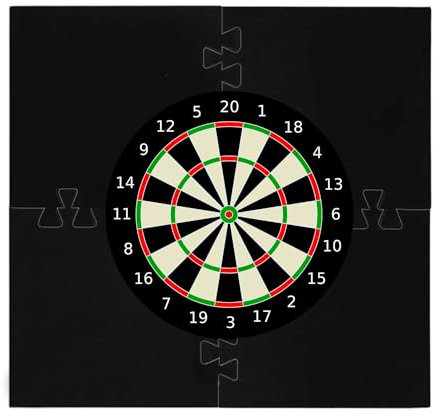 Dart Board Surround, Prevents Damage to Both Walls and Dart Tips