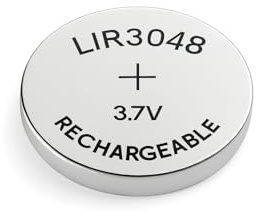 LIR3048 280mAh 3.7V Hochleistungs-Akku Knopfzelle LIR 3048 280 mAh 3,7 V wiederaufladbare Lithium Ion Batterie Akku (1xLIR3048) Button Cell Battery Knopfzellen by Girafus