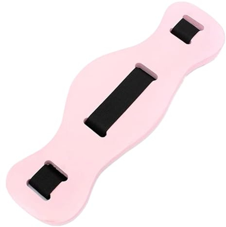 Swim Floatation Aid: EVA Foam Water Aerobics Belt with Adjustable Strap, Flotation Aid for Pool Exercise, Buoyancy Belt Swim Kickboard for Beginners Adults Kids (Pink, 28.3 L)