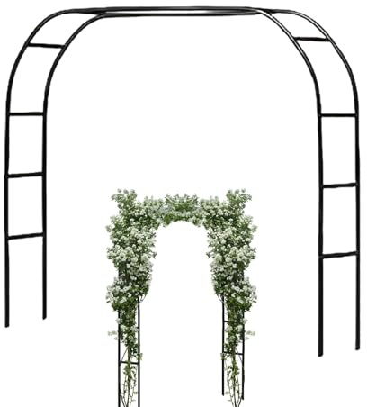 enrejado para plantas de escalada | Plantas de exterior de metal enrejado, herramienta de soporte de plantas, soporte de fondo de flores de flores, pérgola de boda para la