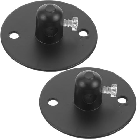 GRIRIW 2 Pezzi Clip Fermacavo per Lampadario a Soffitto in Ferro Nero, Fissaggio Sicuro Installazione Veloce per Luci a Sospensione in Spazi Residenziali e Commerciali
