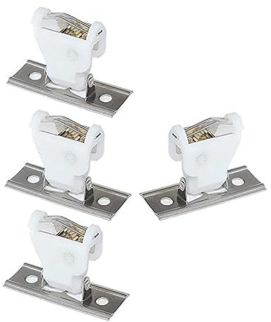 HAMPPLIES Roman Shade Cord Locks Kit Plastic Cord Locks for Bamboo and Venetian Blinds Boy Girl-safe Cordless Design Easy Curtain Fixing and Smooth Operation