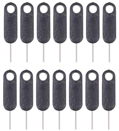 DOITOOL Aiguilles Retrait Plateau Sim 15 Pièces Outil Éjection pour Cartes Sim Téléphones Portables Usage Quotidien