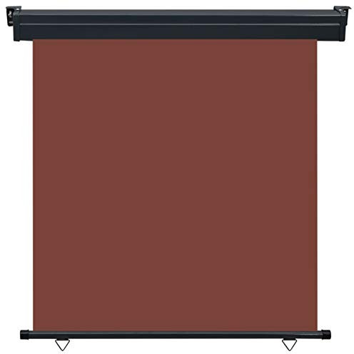 Tidyard Tenda a Rullo per Terrazzo Rosso/Marrone 160/170x250 cm,Tenda da Sole Avvolgibile,Tenda da Sole per Esterno,Tenda da Sole per Gazebo e Pergolato