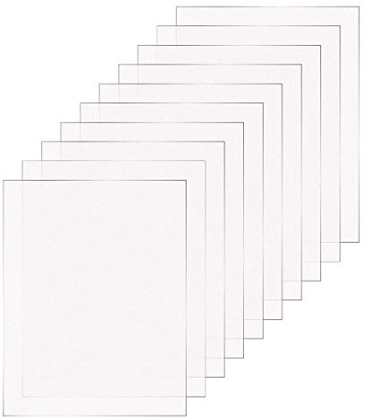 Acrylglas 10 Stück Set 2-10mm Transparent Glasklar Scheibe Materialstärke und Größe Wählbar (2mm, DIN A5 210x148mm)