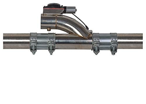 Auto Auspuffblende Universal 2, 2,5, 3 Zoll Auspuff Y-Rohr Elektrisches Auspuff-Absperrventil Auto-Heckhals, Mit Fernbedienungsknopf Und 2 Klemmverbindungen SS304-Material. Auspuff Endrohre(3inch)