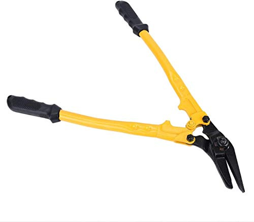 Heavy Duty Steel Strapping Cutter ,Long Handle Steel Cable Cutter Shock Absorbing Steel Strapping Cutters for Paper for Chemical for Cut Excess Steel Strip