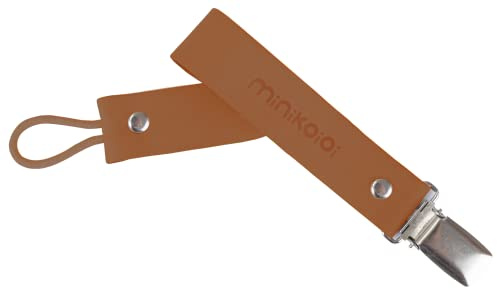 MinikOiOi Klips - Zimtbraun 101160003 Schnullerhalter und Beißring