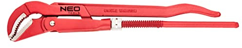 NEO TOOLS Clé à tube type 45 - Montage précis et sûr des tubes - Construction robuste, mâchoires forgées et poncées pour dévisser et serrer les tuyaux et les valves