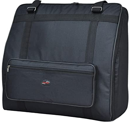 LOVIVER Akkordeon-gig Paket, Aufbewahrungstasche mit verstellbaren Riemen, strapazierfähiger Oxford-Material, Gewebe-Rucksack, wasserdichte Tragetasche, stoßfest, für 120