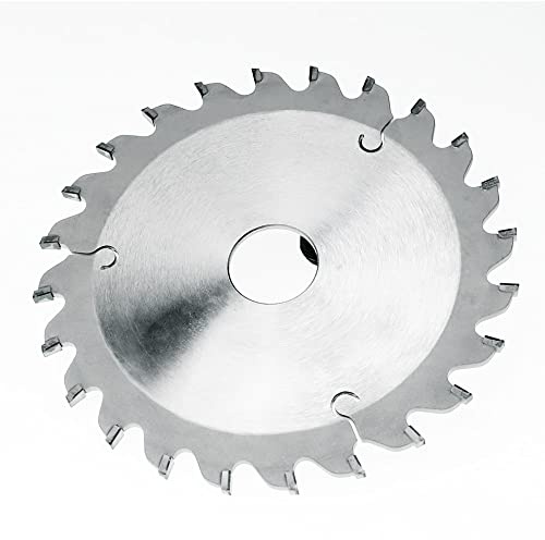 1pc 120mm PCD Diamond Conical Scoring Saw Blade For MDF Melamine Particleboard Chipboard Cutting On Beam Panel Saw Machine (Color : Single 120x22x24T)
