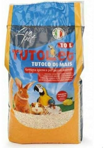 Generico Lettiera per Roditori E Uccelli Tutolet Tutolo di Mais Profumata. 3 Buste da 10 Litri CADAUNO