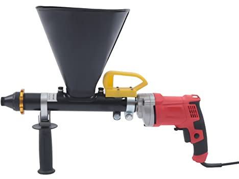 Froulaland Elektrische Fugenpistole, Pistole, elektrische Pistole, Mörtelspray, Mörtelspray, Kartuschenpistole aus Zement zum Verfugen von Mauern aus Stein