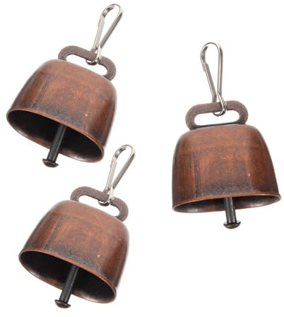 Lurrose Kleine Laute Metallene Kuhglocken Im Vintage Stil Leichte Weideglocken Für Haustiere Und Landwirtschaft Hängende Retro Schafglocken Als Dekoration Und Anti Verlust Bells