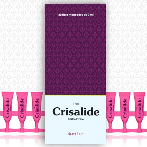 CRISALIDE Crema Intima Donna 20 Fiale Monodose da 2ml Prurito Intimo, Secchezza Vaginale, Bruciore e Cattivi Odori - Idratante, Lubrificante e Deodorante - Con Acido Ialuronico - Ideale in Menopausa