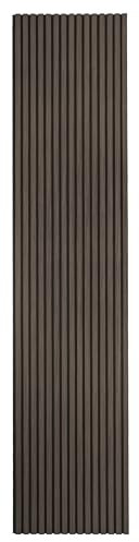G21 Lot de 2 panneaux acoustiques 1,63 m² - 275 cm x 54 cm - Chêne gris foncé, revêtement mural, sommiers à lattes, panneaux acoustiques, panneaux design