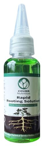 Honhoha Starter per radici per talee di piante, stimolatore della crescita delle radici, Fertilizzante liquido per piante da 50 ml per interni, Alimento vegetale biologico, soluzione di radicazione