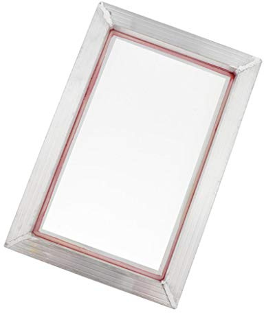 Luzhengyang Hochspannender 43T Siebdruck-Mesh-Rahmen aus Aluminium für Präzisions-Leiterplatten, leicht zu reinigen, für Kleidungsdruck und Handtaschensiebdruck, 5 Größen, 20 x 30 cm
