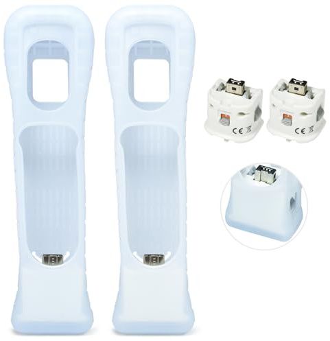 TechKen 2 adattatori Motion Plus con sensore in silicone per telecomando Wii