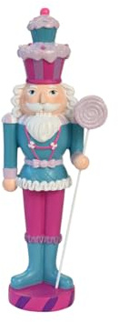 Giftcompany Noce Nussknacker Petrol/pink 33,5cm
