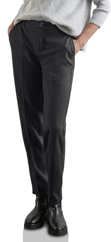 Street One Damen A378376 LTD QR Style Chino Diagonal Melange, Schwarz, 40W / 30L EU, Black, 40