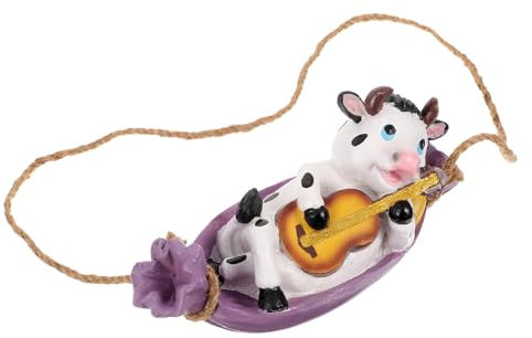 VOSAREA Arbre Suspendu Résine Vache Jardin Suspendu Ornement Résine Vache Décoration s e Figurine